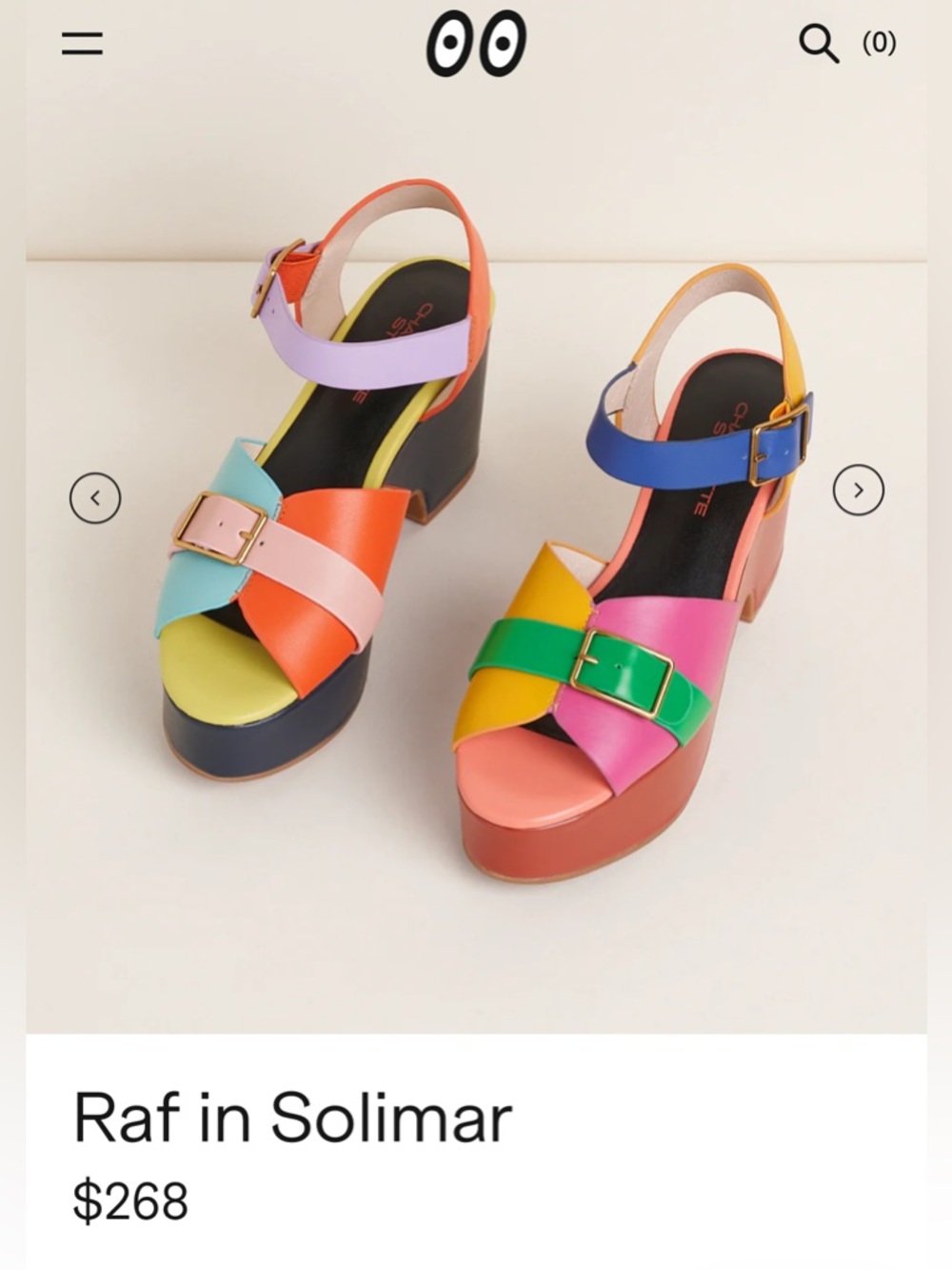 Charlotte Stone “Raf” platform sandals - Picture 13 of 13